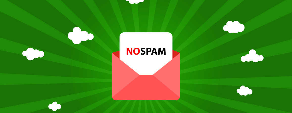 письмо не содержит спам